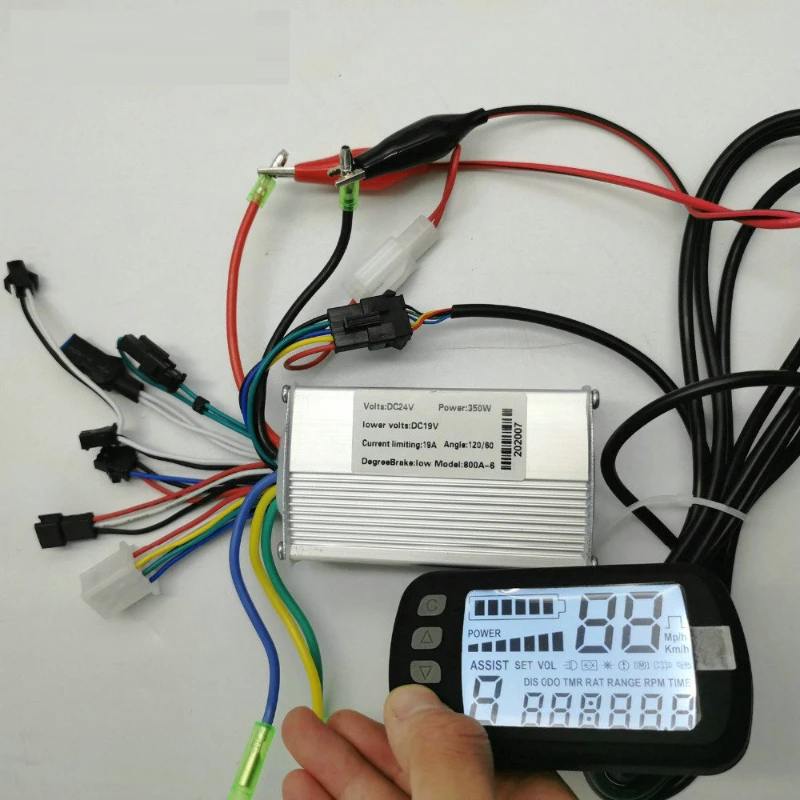 

24v36v48V250W350W BLDC Motor Speed Controller+LCD Display FOR MTB Electric Bike Scooter Mobility Control Panel Conversion Part