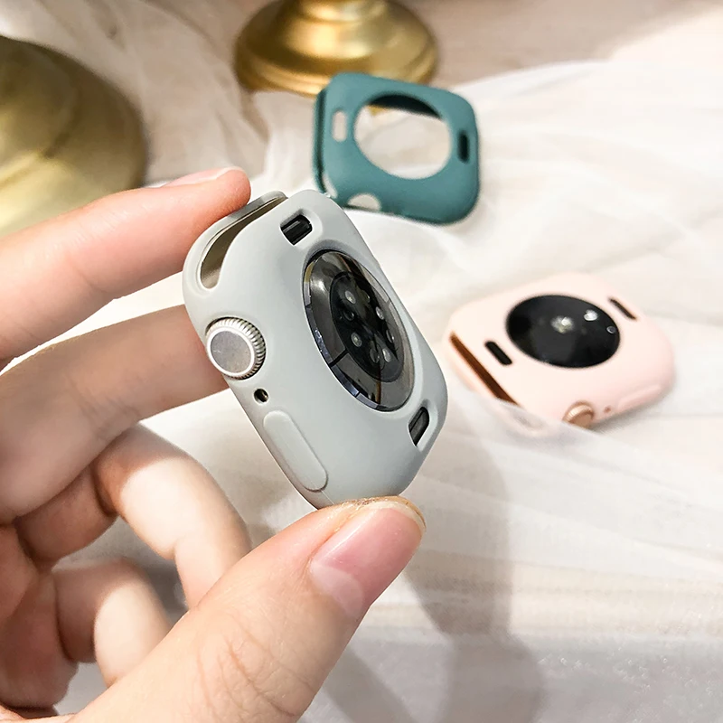 Premium Candy Silicone Soft Protector for Apple Watch - Vibrant Colors
