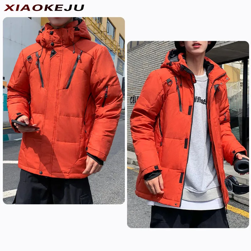 

Parkas Men's Clothing for Men Motorcycle Jacket Man Jackets Cold Coat Winter Male Coats Jakets Varsity Long Feather Down Clothes