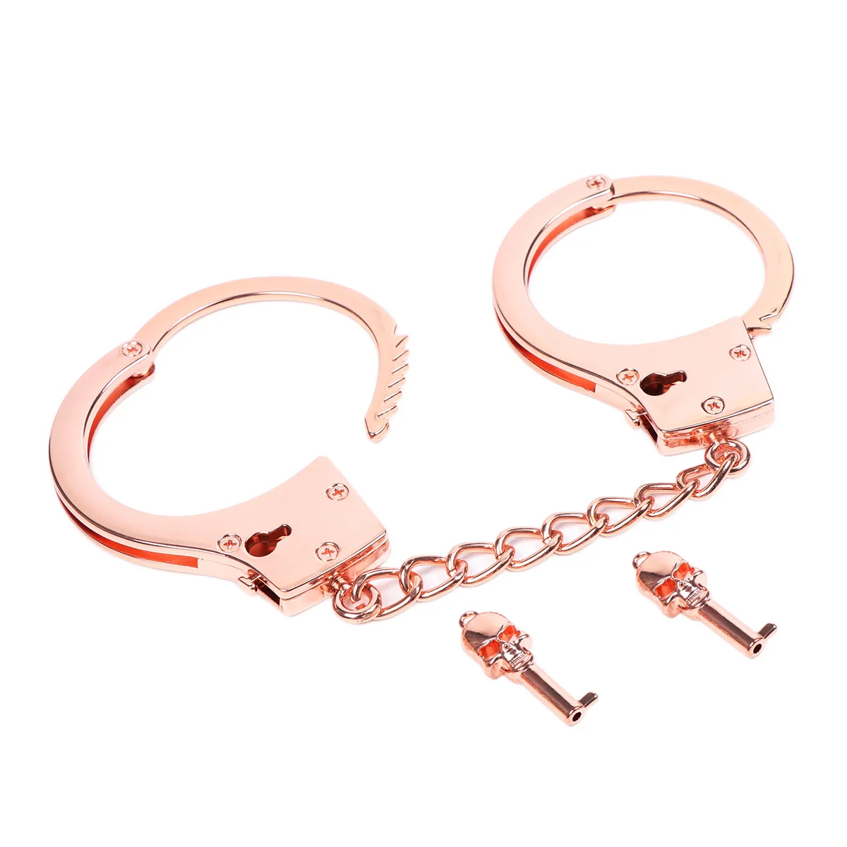 DUTRIEUX Stainless Steel Handcuffs Adjustable Fetish Restraints BDSM Bondage Alloy Lock Hand Ankle Cuffs Set Sex Toys For Couple
