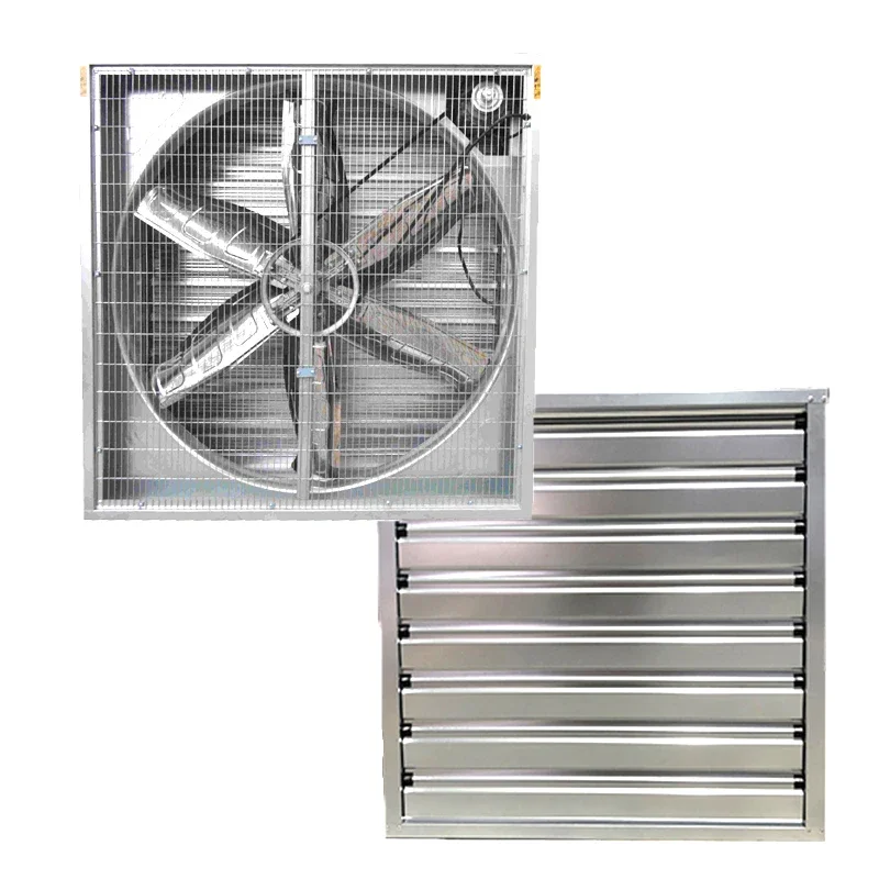 High Speed Industrial Exhaust Fan Air Cooling Ventilation Poultry Farm Dairy Box Fan 50 inch