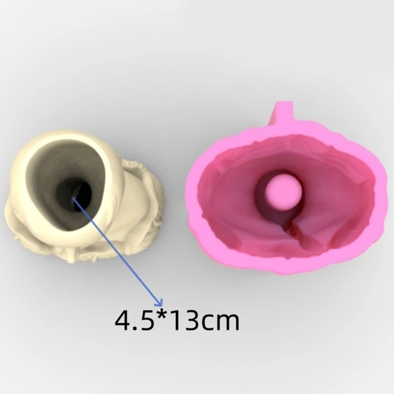 Portrait Succulents Planter Molds DIYs Concrete Flowerpot Resin Molds Pen Holder Resin Molds Desk Livingrooms Decoration