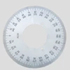 Outer Diameter 120mm Dial Scale Identification Dial Degree Graduated Circle Disk Protractor For Machine Tool Measurement Tools 4