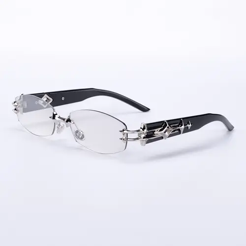 New Fashion Trend Leader World Luxury Personalized Sunglasses Men and Women Exquisite High End Temperament Frameless Sunglasses - Image 8