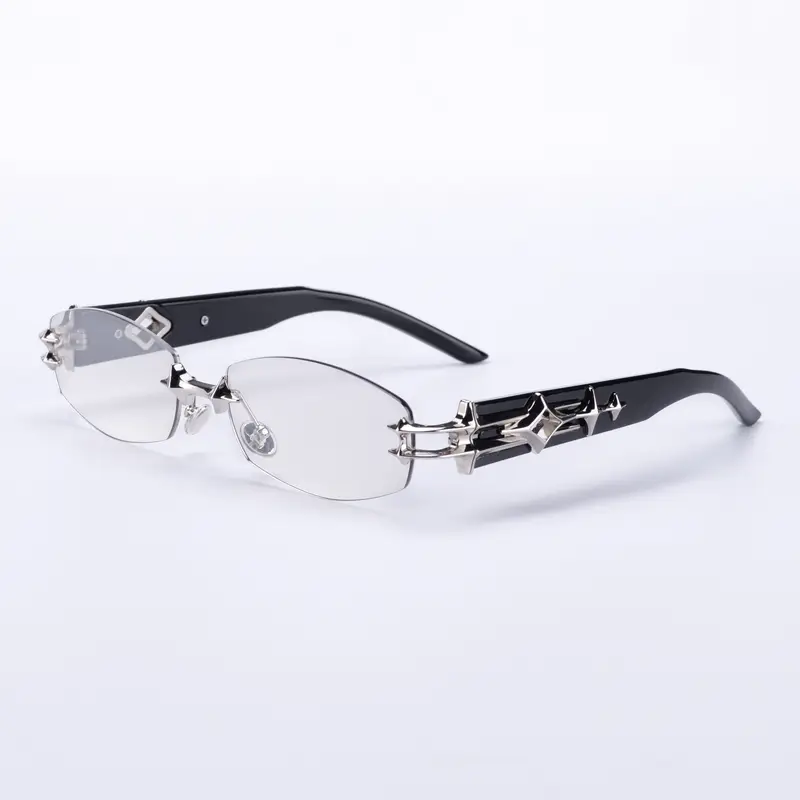 New Fashion Trend Leader World Luxury Personalized Sunglasses Men and Women Exquisite High End Temperament Frameless Sunglasses - Image 8