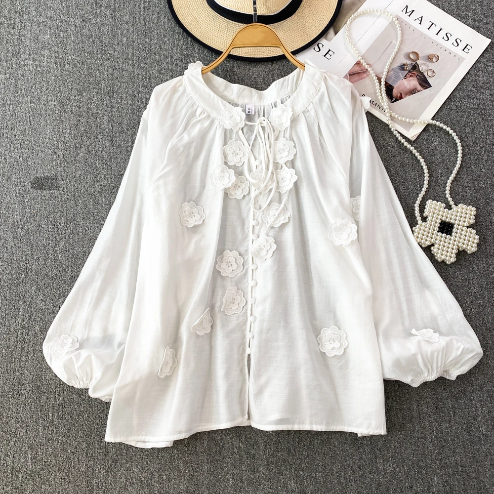 Clothland  Ƽ   콺, ̽   Ҹ ,  ũ м , Blusa Mujer LA877