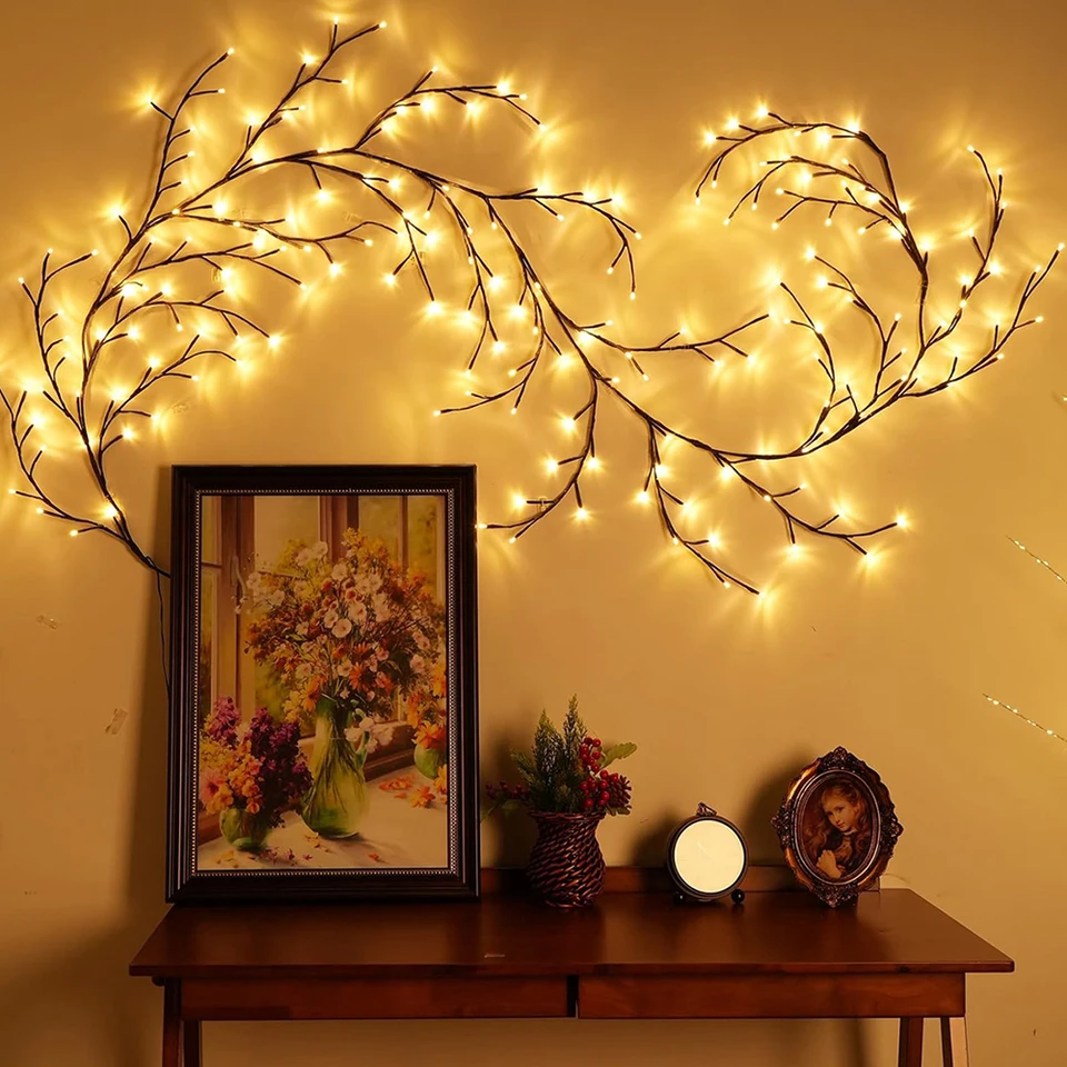 Solar Powered LED Tree and Vine Decorative Light
