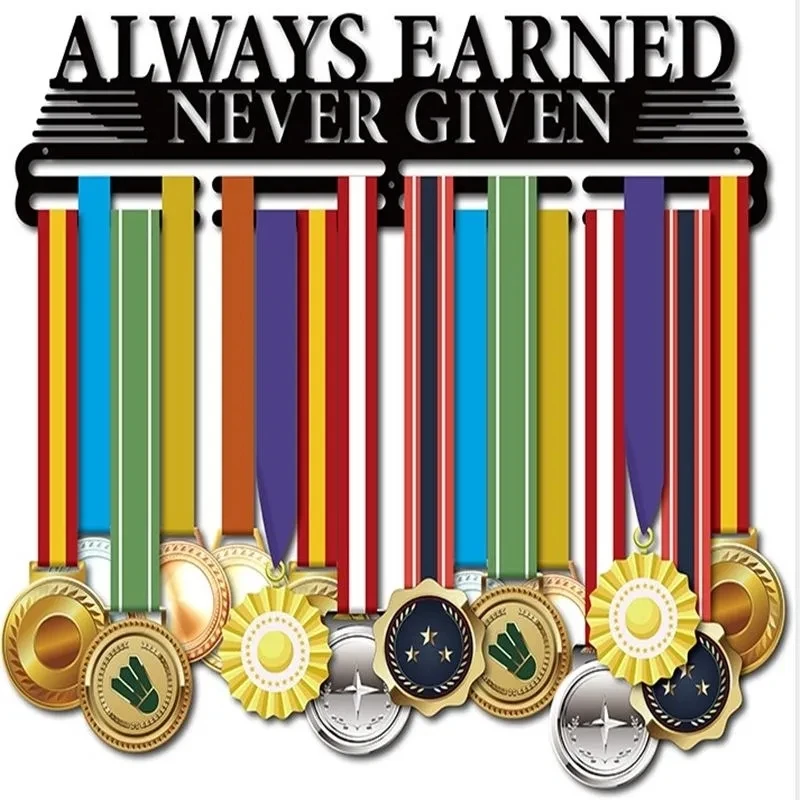 30 Type Multi-Style Medal Hanging Holder Rack Hanger Bracket Wall Hooks Office Decor Iron Triathlon Running Sport Challenge Home