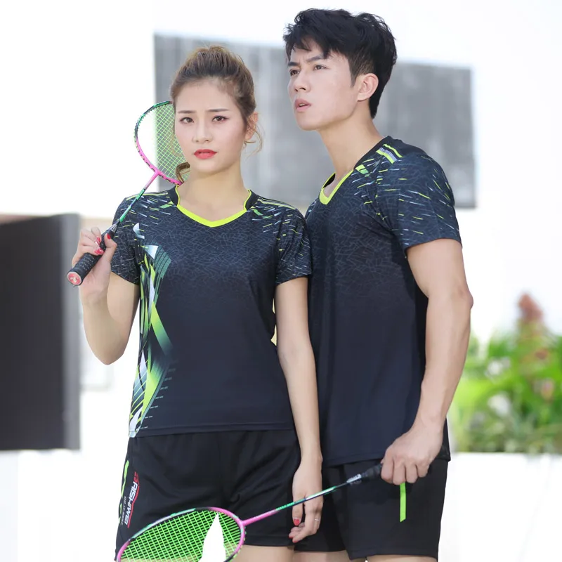 Sport Shorts Jersey Sport Clothing Sportswear Badminton Clothing For Men  Short Sleeve T-shirts 9817 - Badminton Shirts - AliExpress