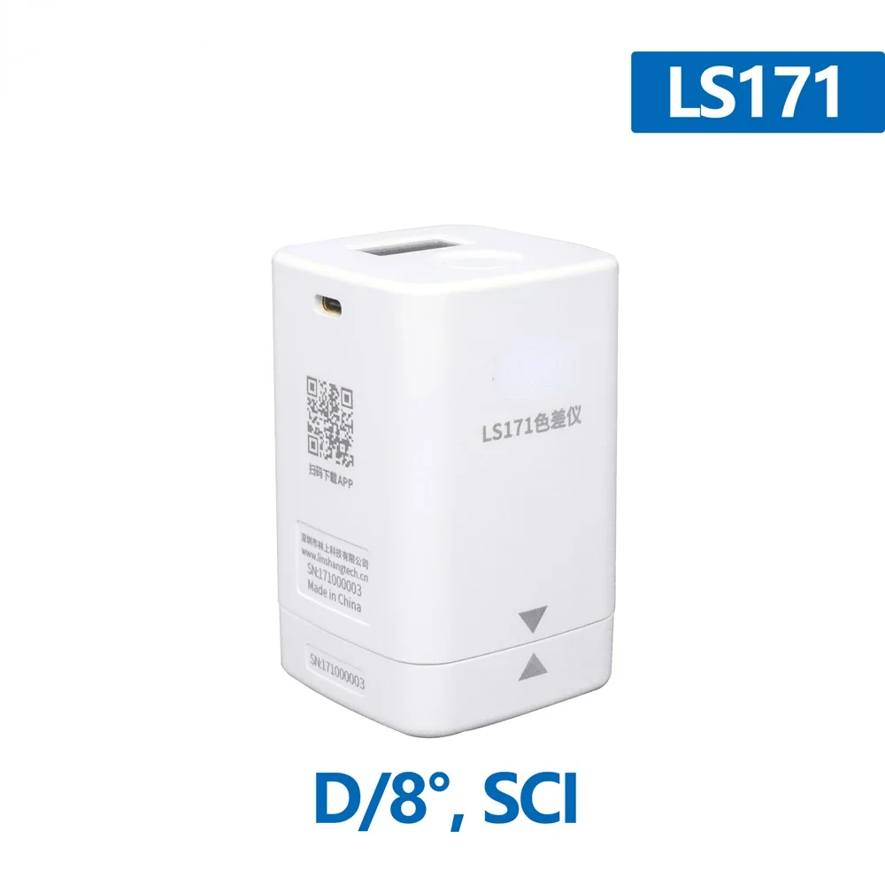 컬러 계량기 섬유 세라믹 종이 차이 측정 장치, Library 앱 포함 포켓 미터기, LS171, LS170