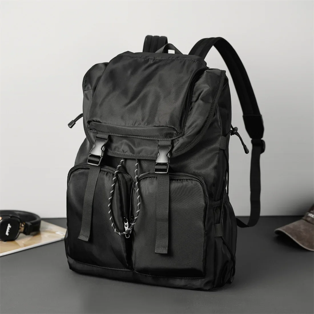 Men's Backpack Brand Oxford Cloth Waterproof Backpack Large Capacity Multi-pocket Outdoor Travel