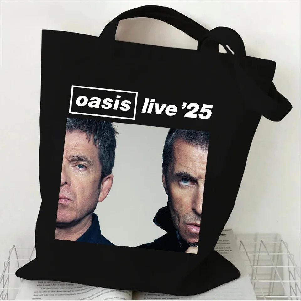 oasis Live25 トートバッグ The Oasis Live 25 Tour 2025 Merch Canvas Bag Shopping Canvas