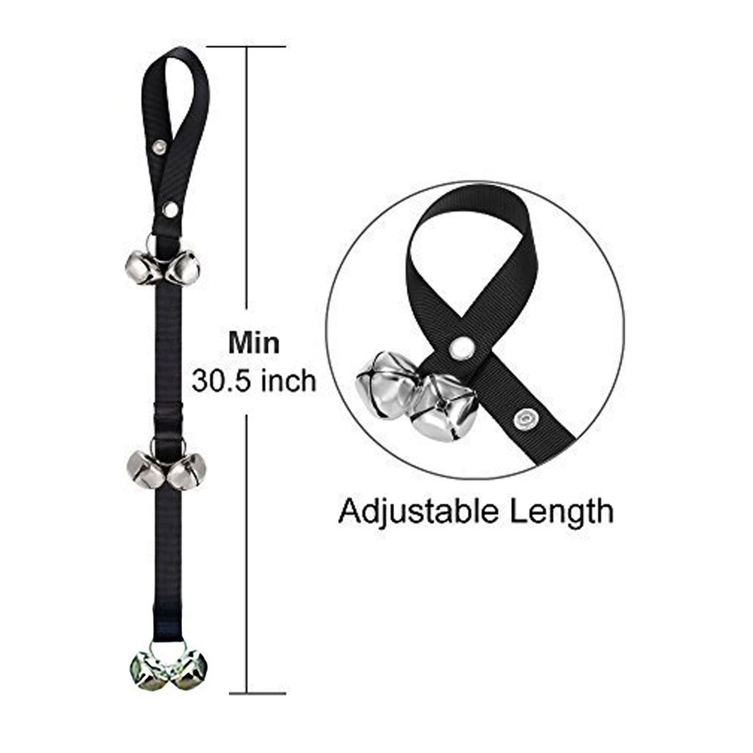 Дверний дзвінок для дресирування собак. Регульований дверний дзвінок. Дзвінок для собак. Підходить для зміни лай собаки. Дряпання дверей. Двері. Дресирування туалету. Дзвінок для собак.