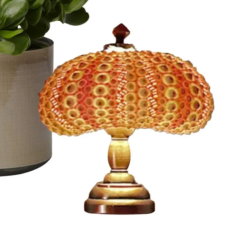 

Sea Urchin Night Light Vintage Sea Urchin Table Lamp Household Desk Lamp For Bedroom Living Room Cute Night Lamp For Children's