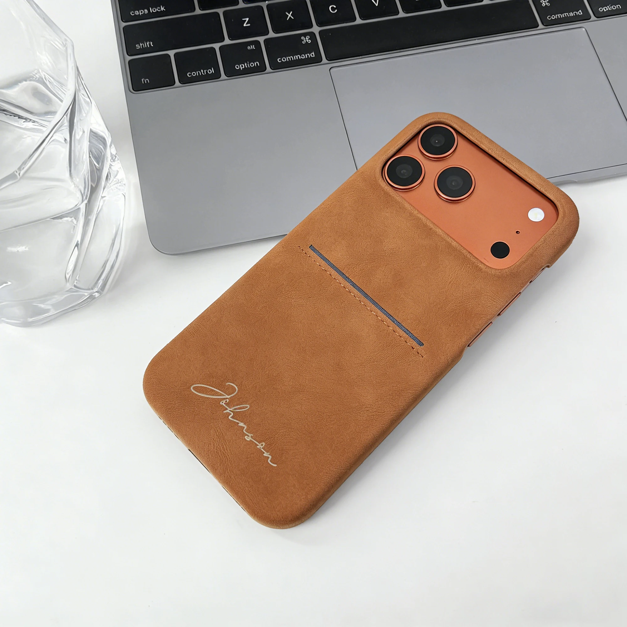 Custom Name Laser Engraving Signature Magnetic Wireless Charging or Insertable