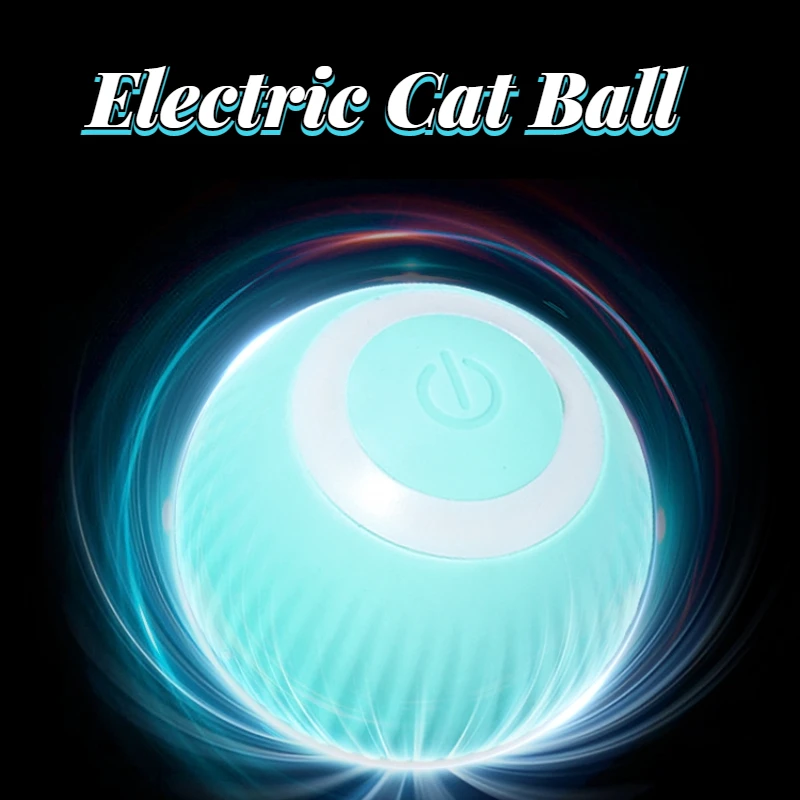 

Электрический мяч для кошек, Умная игрушка для кошек, автоматический вращающийся мяч, Обучающие самодвижущиеся игрушки для котят для игр в помещении