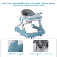 Baby Push Walker with Music Tray and Feeding Table