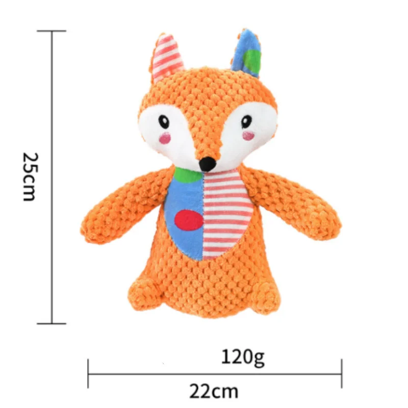 Neues, langlebiges Haustier-Hunde-Plüschtier für kleine Rassen – quietschendes Kauspielzeug in Tierform für Chihuahua Yorkshire Bichon Welpen – Detail 26