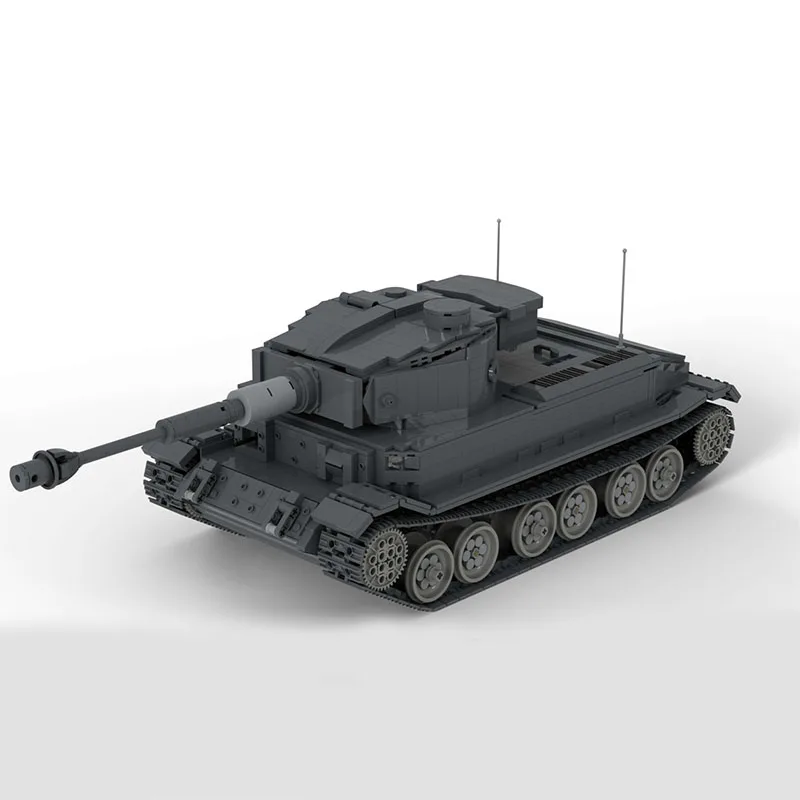 

NEW 2570PCS WW2 Military MOC RC Tiger heavy tank Model DIY creative ideas high-tech Child Toy birthday Gift Armored Car Blocks