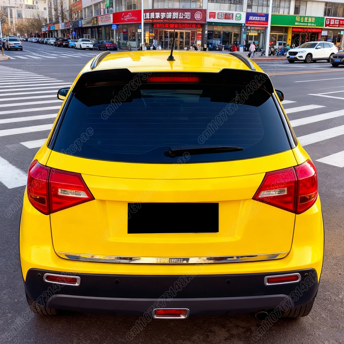 Voor Suzuki Voor Vitara 2016-2020 2019 ABS Auto Kofferbak Staart Vleugel Achterklep Spoiler Auto Styling Accessoires Auto achterspoiler Tail Wing (Kleur : 5