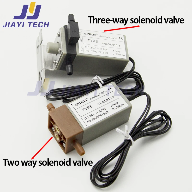 

High Quality 24V DC 3.8W SYPDA Solenoid Valve for Flora Gongzheng Wit-Color Series Inkjet Printer-SV-SD015-2/SV-SD015-3/WS-SD015