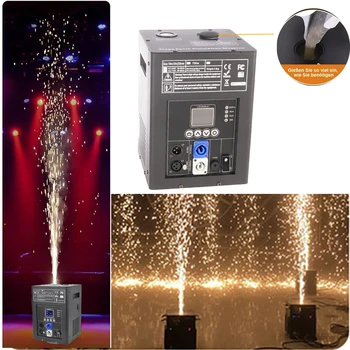 2pcs 750W Cold Spark Machine DMX Control Cold Flame Sprayer Black Electronic Spark Machine for DJ Disco Party Stage Equipment 6