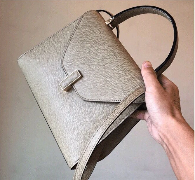 حقيبة يد جلدية مربعة للنساء ، حقيبة ساعي البريد ،...