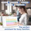 21.5 Inch Digital Calendar, Electronic Chore Chart, Smart Weekly and Monthly Planner 1920 * 1080P IPS Touchscreen Wall and Desk