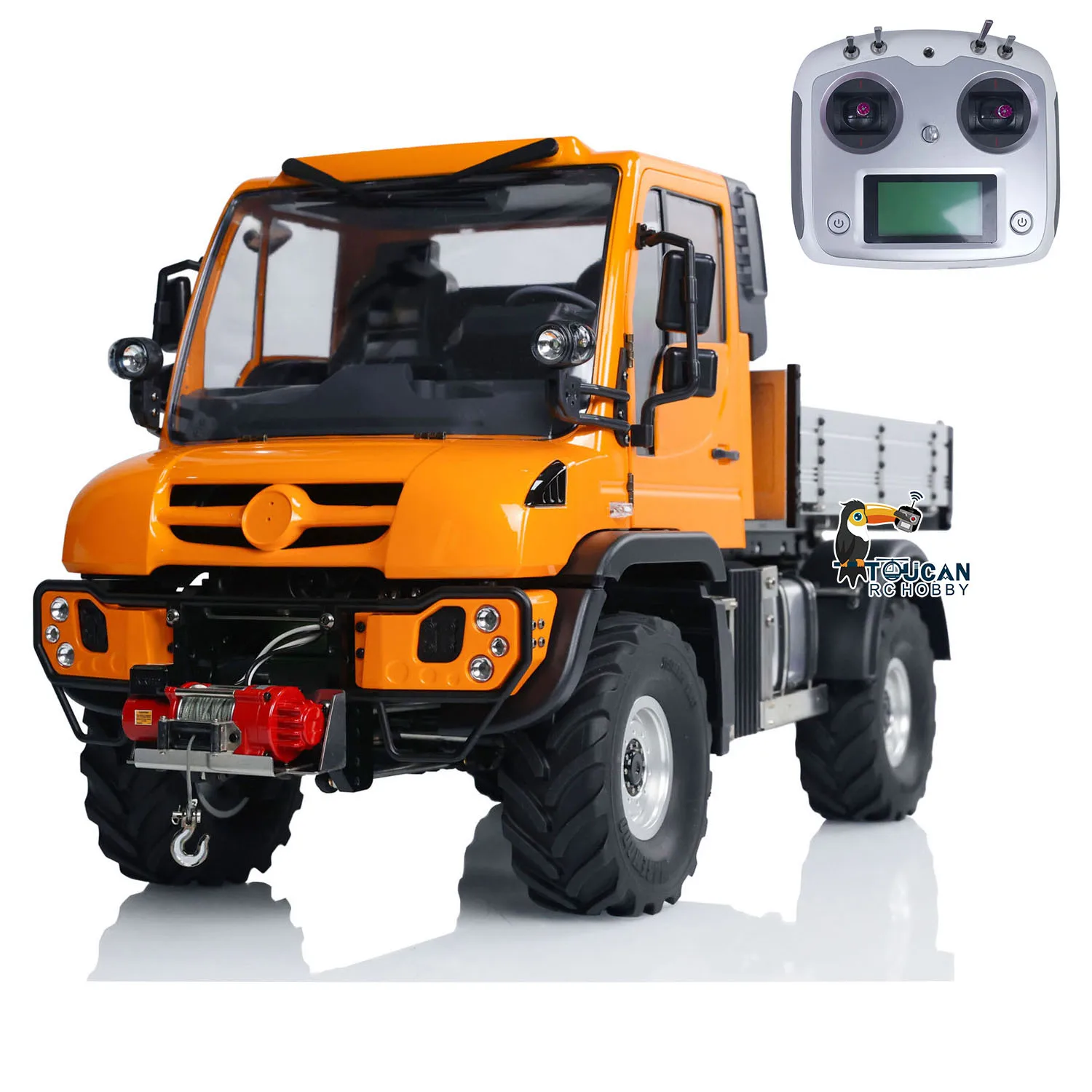 Toys 4X4 1/10 U423 RC Off-road Vehicles with Winch Remote Control Rock Crawler Cars Light Sound Painted Finished Trucks Vehicle 6