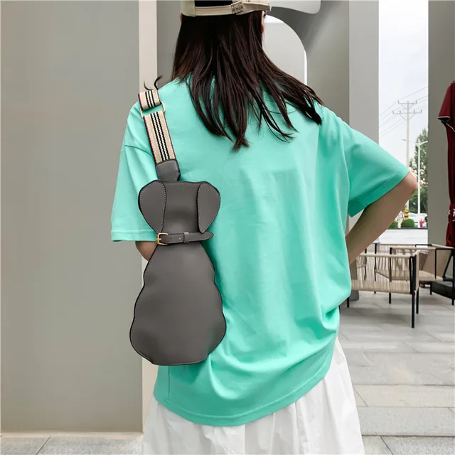 Hip Hop Crossbody Bags for Women 2022 New Fashion Leather Chest Bag Light Party Funny Cute Wide Shoulder Bag Woman Free Shipping 4