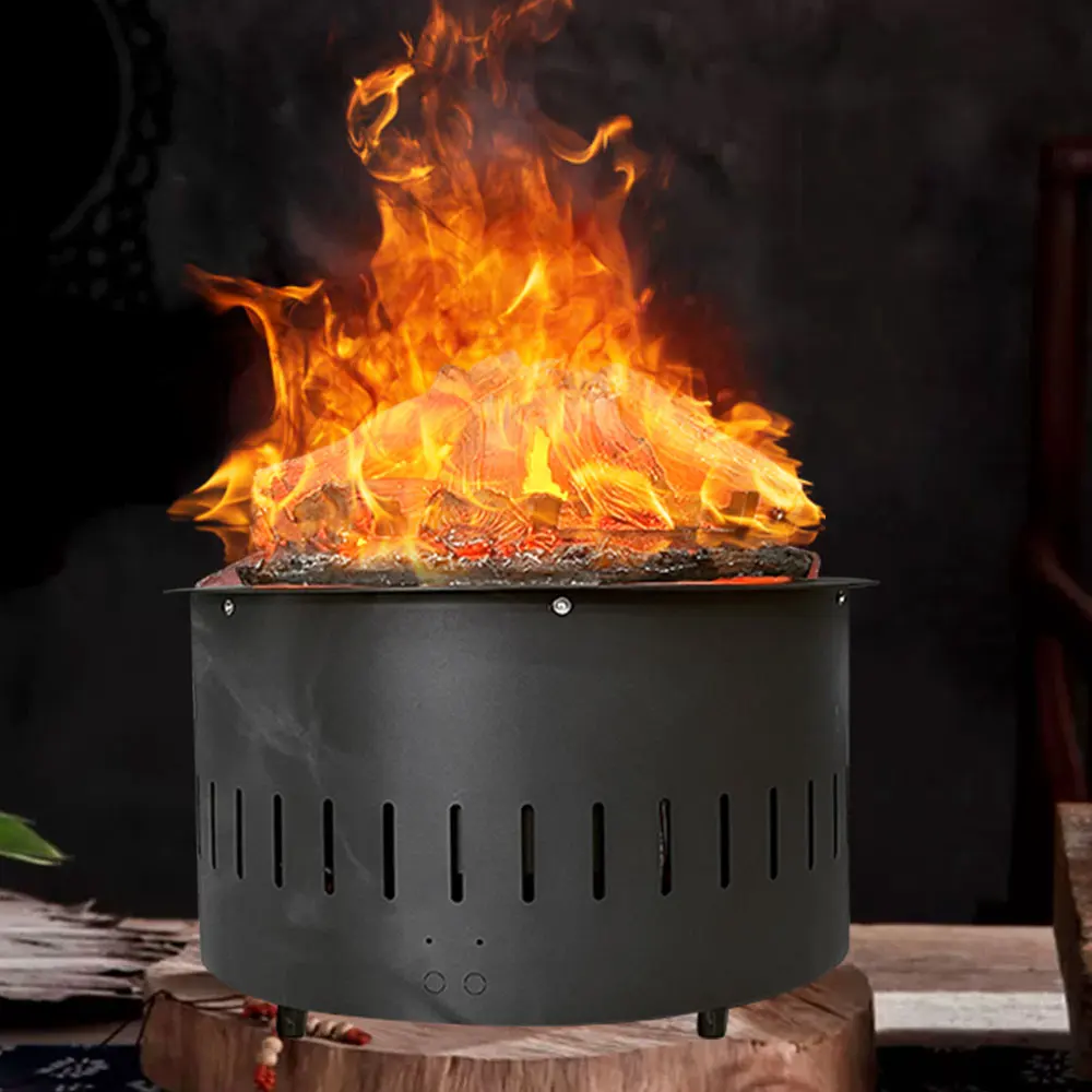 Home elektronische Kamin Kern Simulation Lagerfeuer Becken falsche Flamme Landschaft führte Dekoration Dampf Zerstäubung Kamin – Detail 3