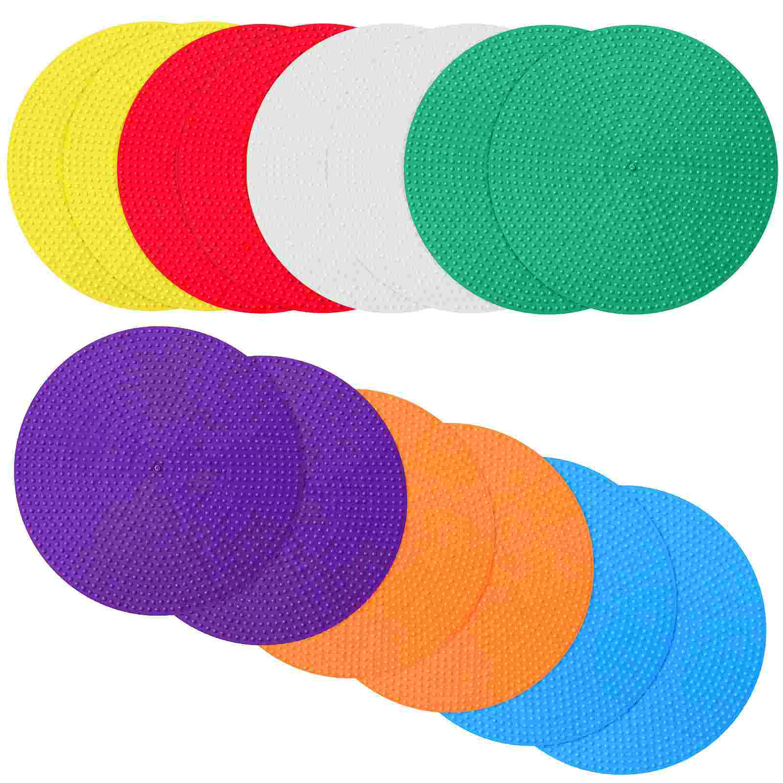 14 Pcs Round Floor Spots Dot Markers Circle Blanks Spot Markers For Classroom Agility Training Equipment For Basketball And