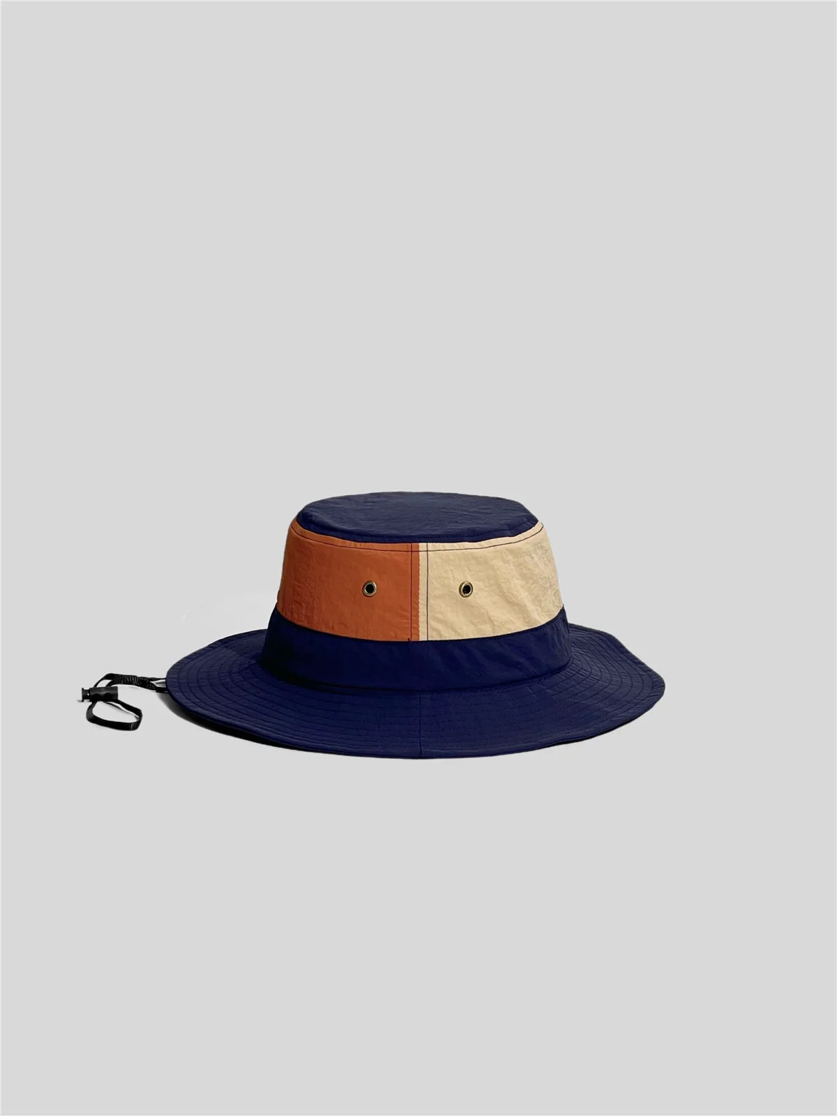 Women Men Japanese Camping Color Block Fisherman Hat Summer Outdoor Windproof Cap Bucket Hats_voghion.com