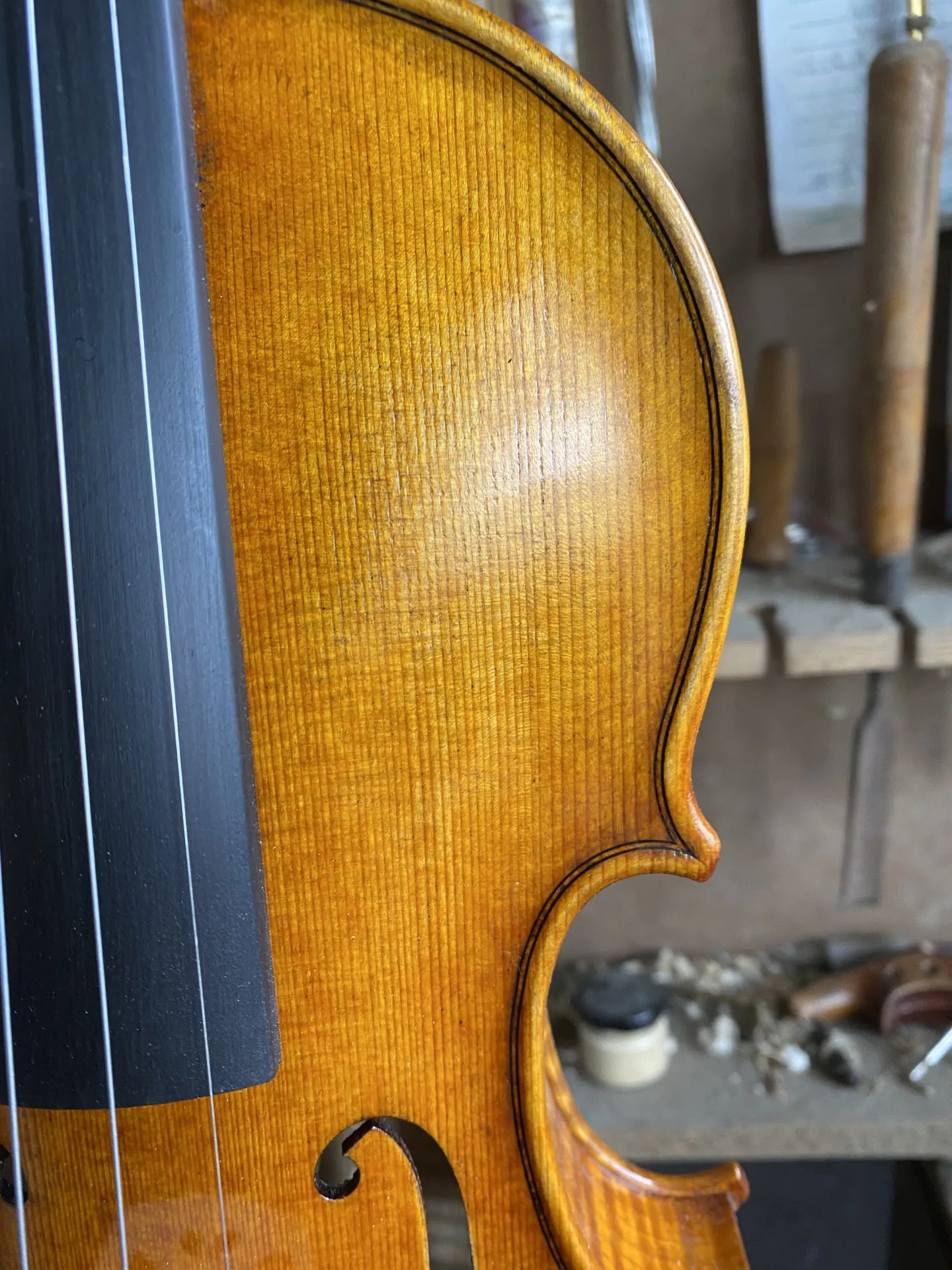 ストロングトーン!完璧なバックプレーンantonio stadivari 1715手作り 