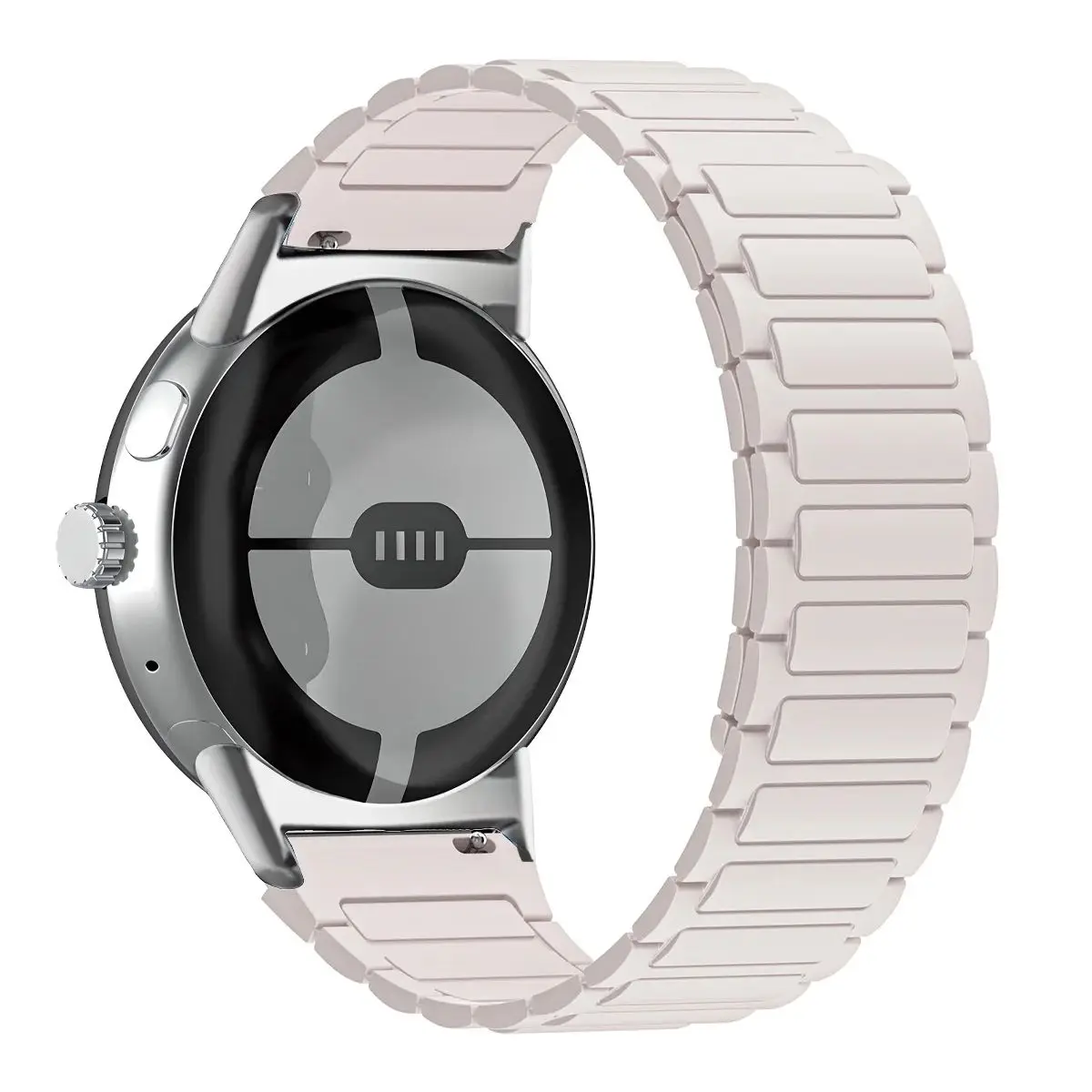 Magnetic Silicone Sport Replacement Strap Bracelet, 45mm/41mm,