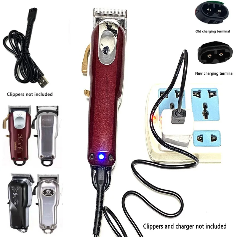 길이 1/2M USB 충전 케이블 어댑터 코드, 전기 헤어 클리퍼 전원 공급 장치, 8148 8591/8504 전기 클리퍼 액세스