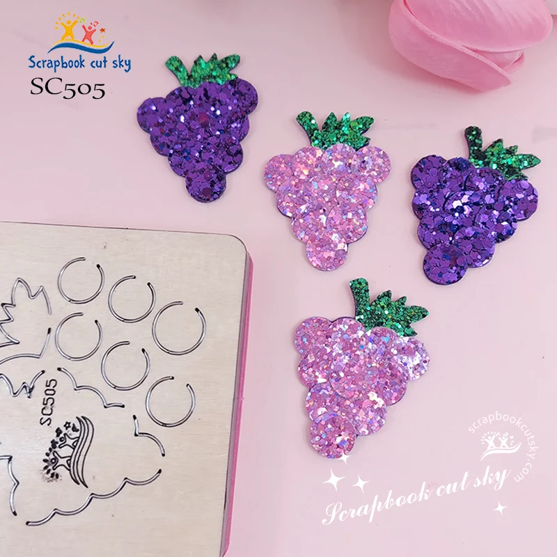 Description Picture 2 of itemScrapbookCutSky-SC505 Grape Wood Cutting Knife Die, Used with the Machine