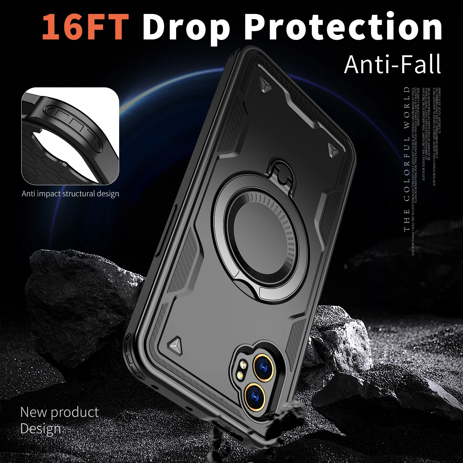 Enhanced Shockproof Stand Phone Case