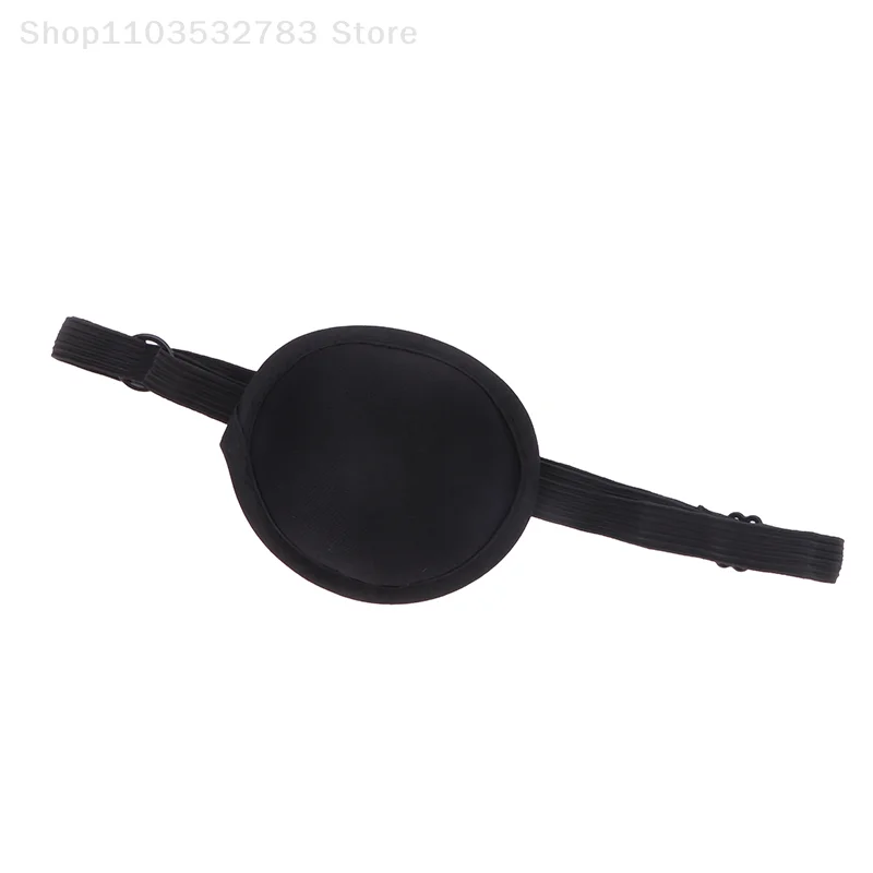 Pirate Eye Patch Unisex Black Single Eye Patch Eyepatch One Eye Washable Adjustable Concave Eye Patch Kid Pirate Cosplay Costume 5
