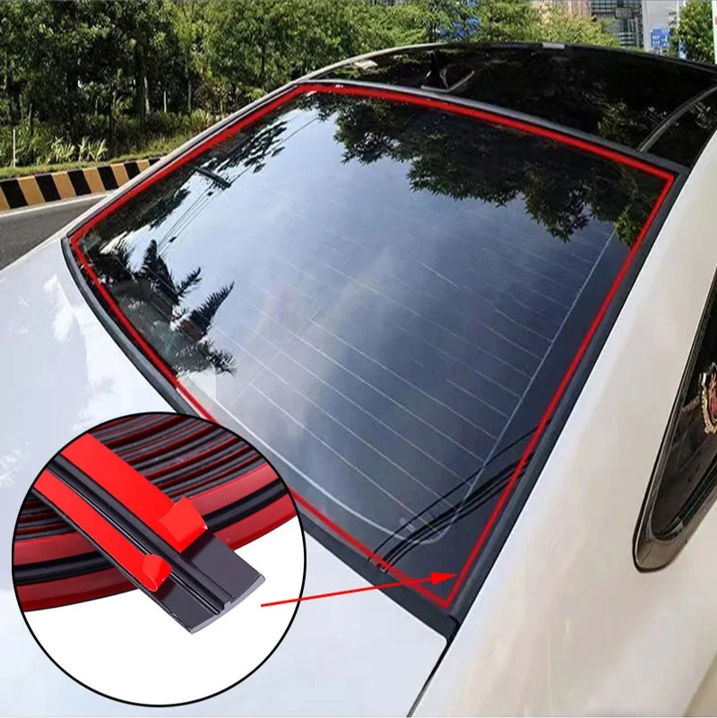 14/19mm Auto-Dichtungsstreifen für Fensterkanten und Windschutzscheiben, Universeller Dach-Windschutzscheibenschutz, Dichtungszubehör für Autos – Detail 1