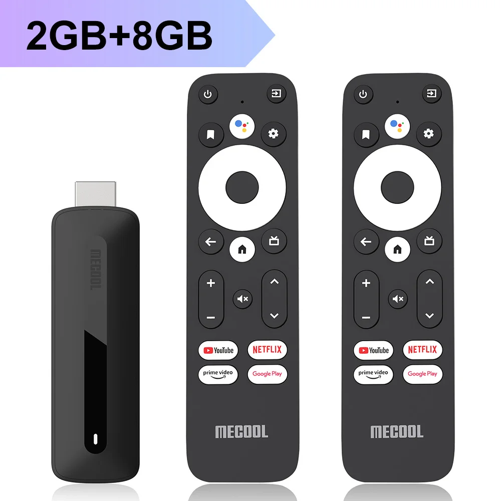 Mecool KD3 TV Stick Amlogic S905Y4 TV Box Android 11 2GB 8GB Netflix Google Certified Voice Support AV1 HDR10 2.4G&5G Wifi BT5.0 best tv sticks TV Sticks