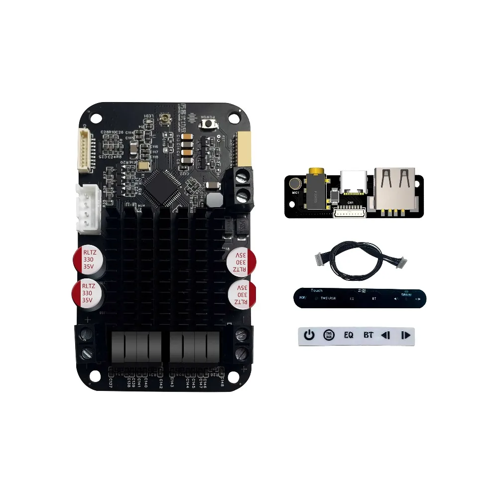 Bluetooth 5.0 DSP Stereo Power Amplifier Board 70W*2 Electronic Frequency Module TWS Pairing 150W DC24V блок питания для коммутатора module dc 150w es0w2psd0150 huawei