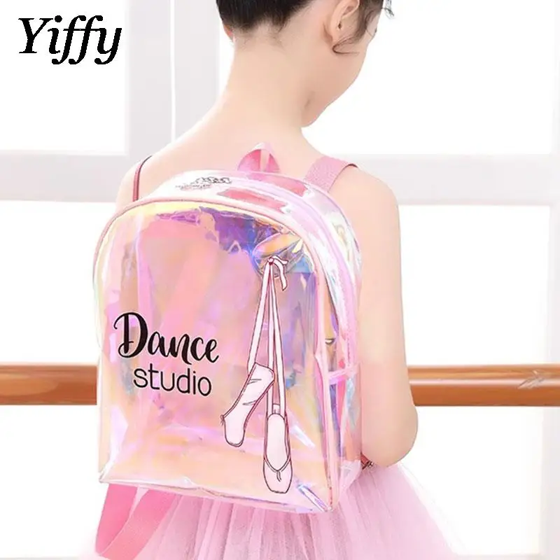 

Kids Laser Sequins Ballet Dance Bag Girls Duffel Backpacks Dancing Shoulder Bags Bookbag Teens Latin Yoga Sparkly Daypack