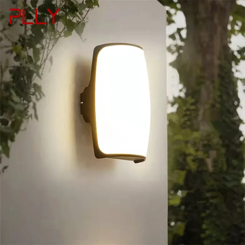 

PLLY Modern Vintage Wall Lamp Simple Creative LED Exterior Sconces Outdoor Waterproof IP65 for Villa Garden Balcony Corridor