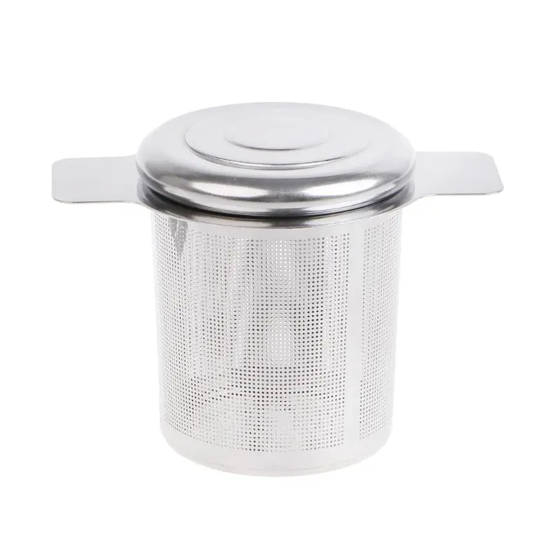 1Pc Reusable Stainless Steel Tea Infuser Basket Fine Mesh Strainer 2