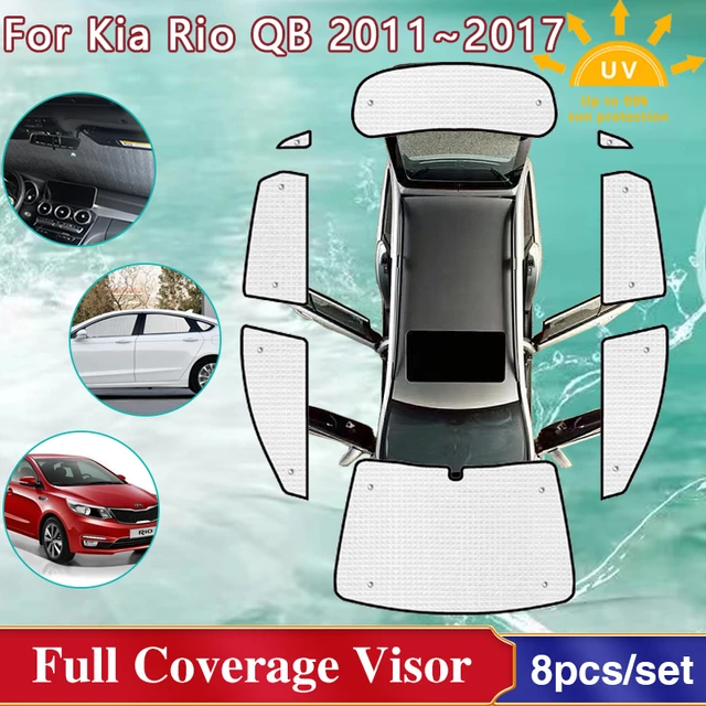 Pare-soleil complet pour Kia Rio QB 2011 ~ 2017, berline URA, pare