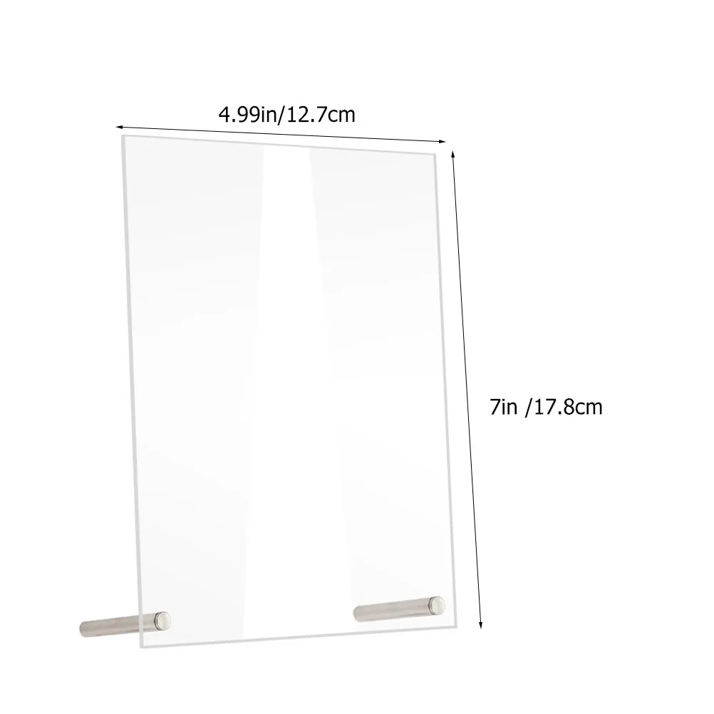 1 세트 아크릴 테이블 번호 표시판 투명 웨딩 좌석 카드 홀더 파티 연회 리셉션 테이블 번호 스탠드