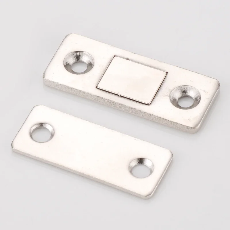 Magnetic Cabinet Catches 2pcs/ Set Magnet Door Stops Hidden Door Closer With Screw For Closet Cupboard Case Drawer Furniture DIY magnetic cabinet catches door closer door catches door stops cabinet door stop