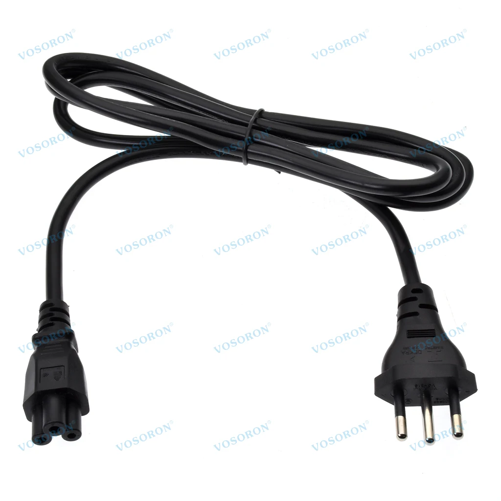브라질 NBR14136 플러그 전원 케이블, IEC320 C5 AC 전원 코드 브라질 3 핀 플러그 전원 케이블 3x0.75mm 1.5meter