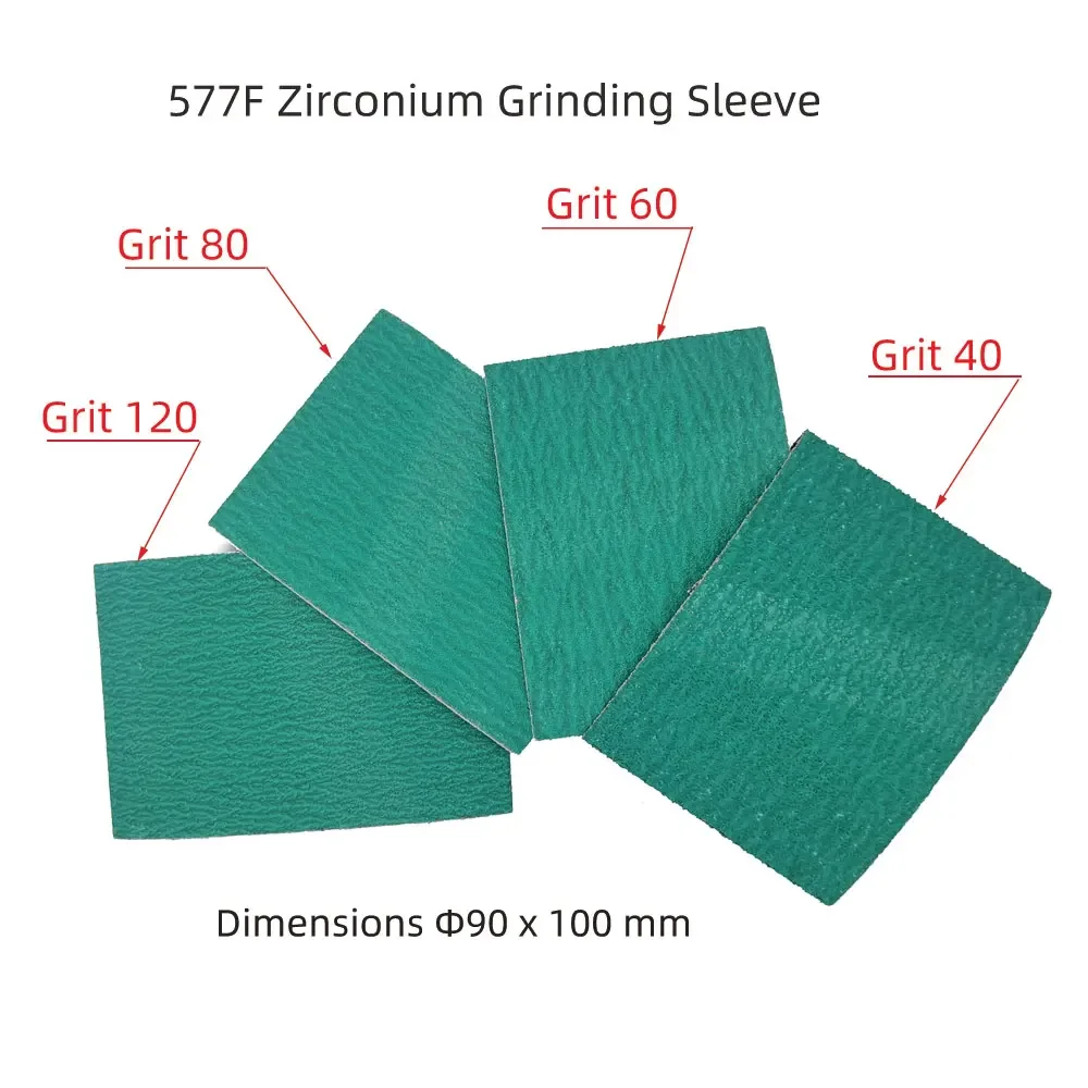 4PCS 100*283MM Sunmight R203 577F Zirconia Sanding Belt For